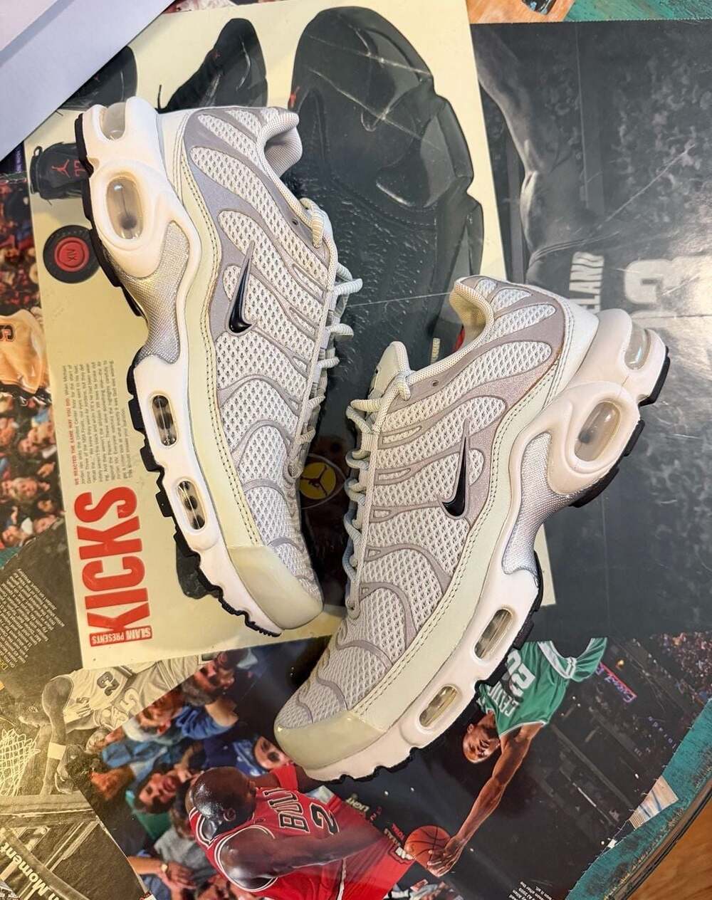 Nike Air Max Plus Tn Light Silver Black Chrome 9.5 Women’s